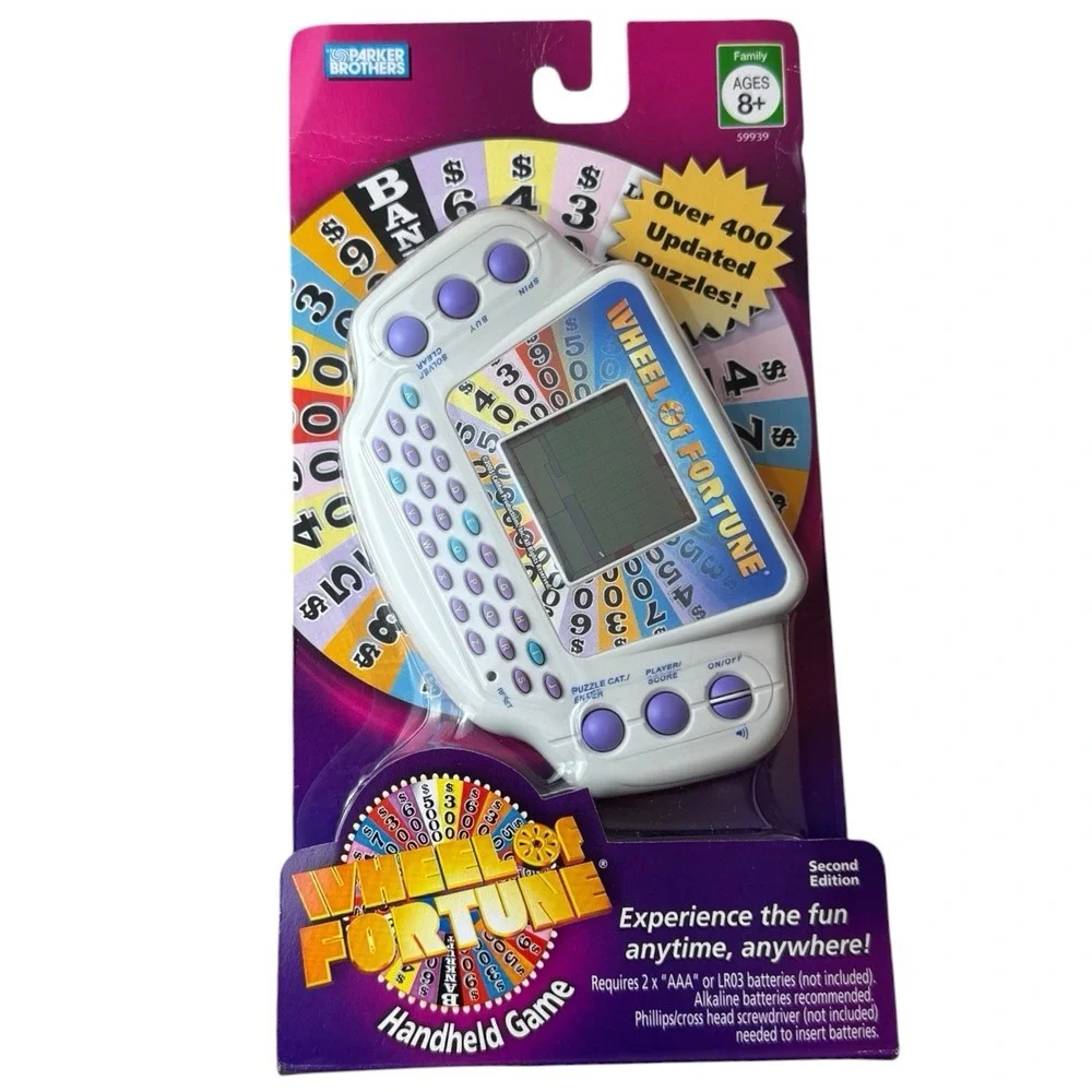 NEW SEALED Wheel Of Fortune Handheld Electronic Game Hasbro 2005 2nd‎ Edition
